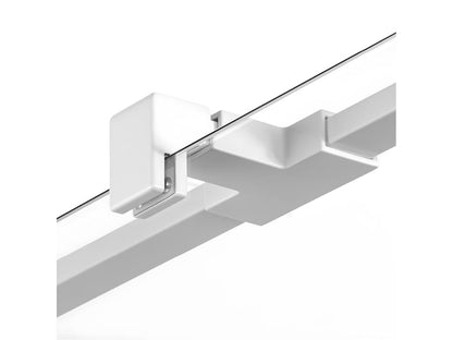 Cabine de douche gauche 120x90 pivotante Artigeo WHITE couleur blanc accès de face QNZO13916