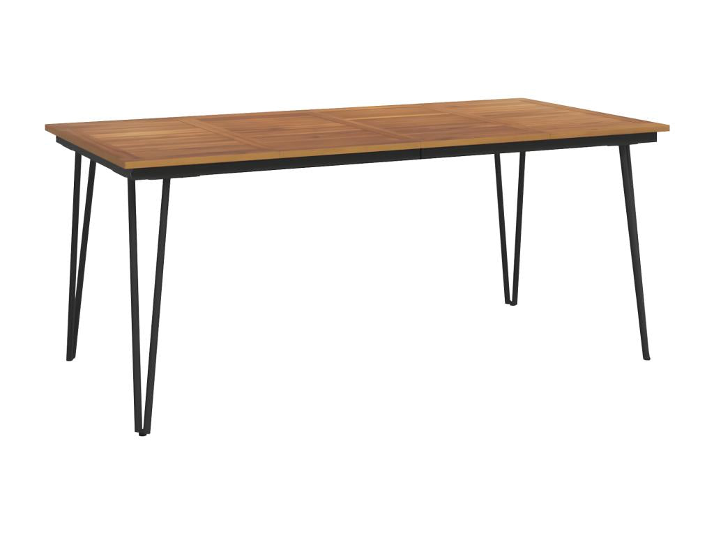 Artigeo Premium - Table de jardin avec pieds épingle à cheveux 180x90x75 Artigeo YMPH94405