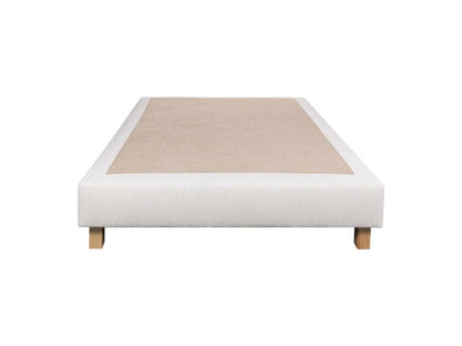 Ensemble Matelas Rêverie 30 cm mousses haute densité ferme face été/hiver sommier beige ep20cm oreiller couette Tête de Lit 140x200cm QWPB01469
