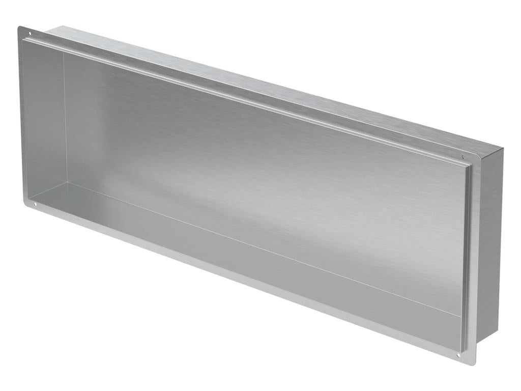 Niche murale de douche Tablette de douche en acier inoxydable Étagère de douche PGZF86141