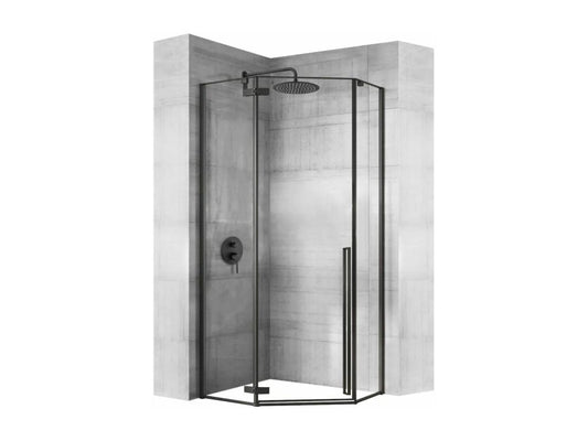 Cabine De Douche Artigeo 80x80 Black Receveur De Douche Artigeo White TNBR07450