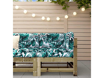 Canapé d'angle de jardin bois de pin imprégné EFEA28797