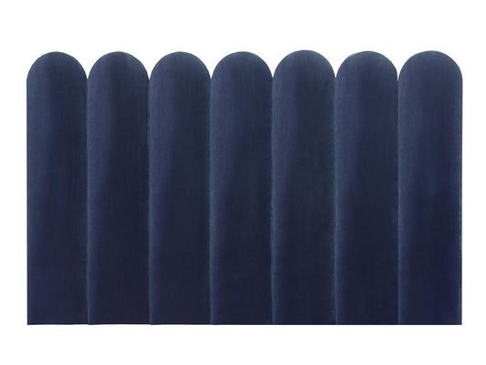 Panneaux muraux tête de lit - 210 cm - Velours - Bleu - Artigeo LWTT57851