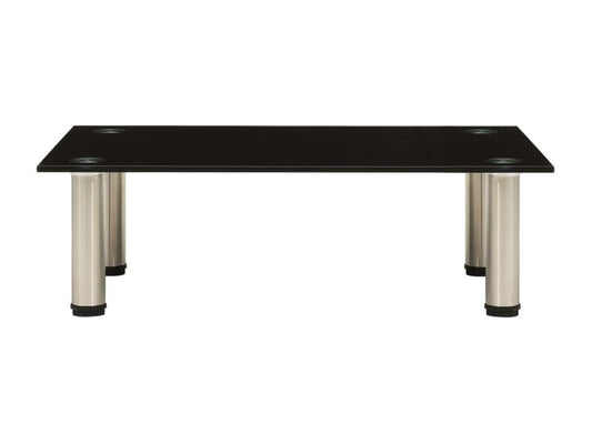 322761 TV Stand Black 60x35x17 cm Tempered Glass JROM89527