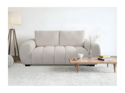 Canapé en tissu chenille Artigeo - 3 places - Beige WVEO91639