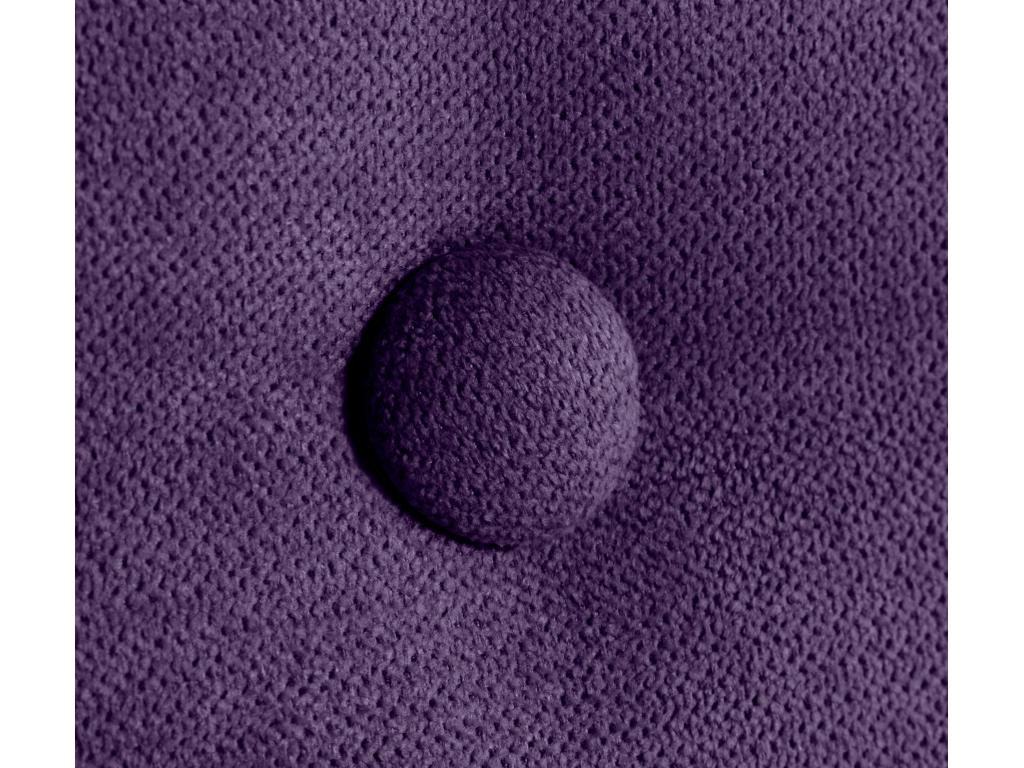 Artigeo Tête de lit en tissu Aqualine lisse avec Boutons 135x105cm avec pieds Lits 120/135 - Artigeo UIJW34808