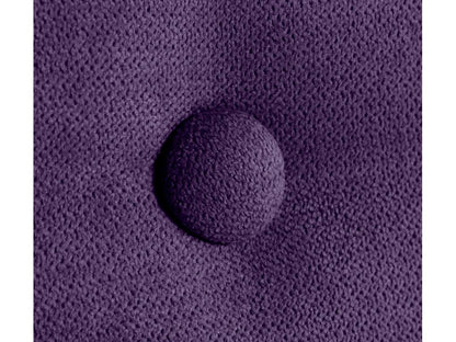 Artigeo Tête de lit en tissu Aqualine lisse avec Boutons 135x105cm avec pieds Lits 120/135 - Artigeo UIJW34808