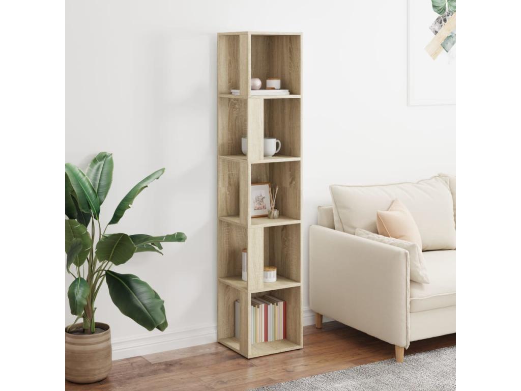 Armoire d'angle Chêne Artigeo 33x33x164.5 cm Bois d'ingénierie OXJF88711