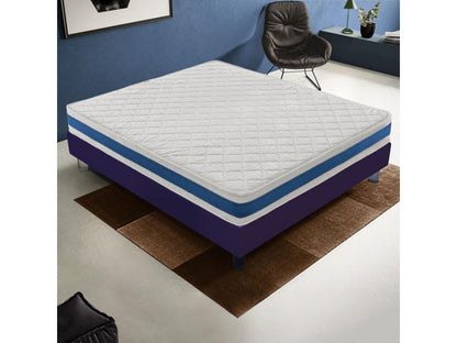 Matelas en mousse - réversible - 11 zones de confort – niveau de rigidité H2 90x190 cm NROU67376
