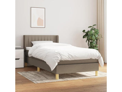 Lit à sommier tapissier avec matelas Artigeo 90x200 cm Tissu XPYW35403