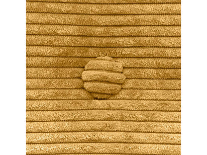 Artigeo Tête de Lit Velours Côtelé Uni avec Boutons 80x105 avec Pieds de Lit 80/90 - Moutarde CLAX36484