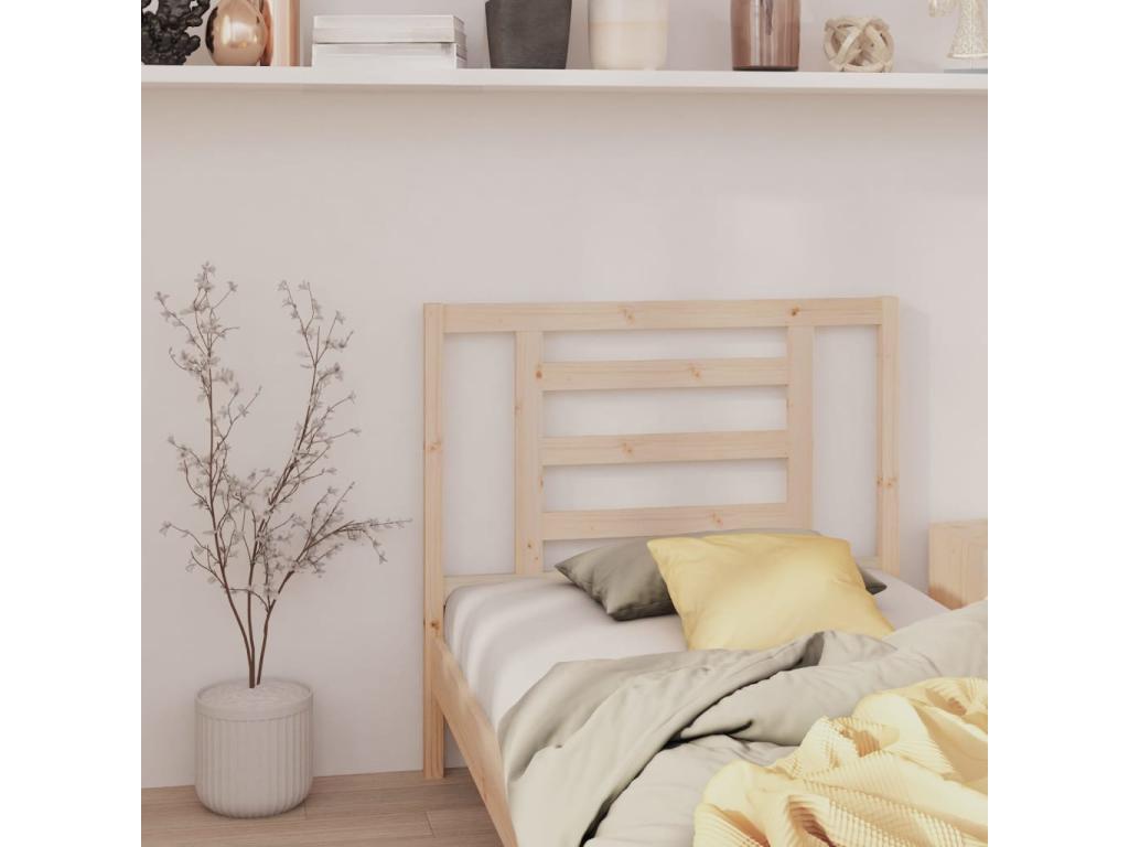 Tête de lit 96x4x100 Bois massif de pin 2 JBQO17343