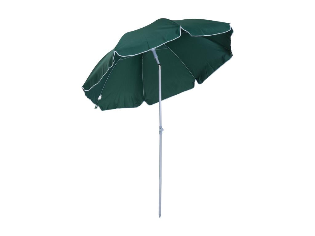 Parasol inclinable octogonal de jardin 2 m métal polyester vert TEOW39702