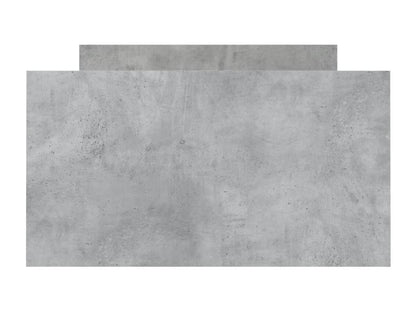 Cadre de lit sans matelas gris béton 100x200 cm RLZE44294