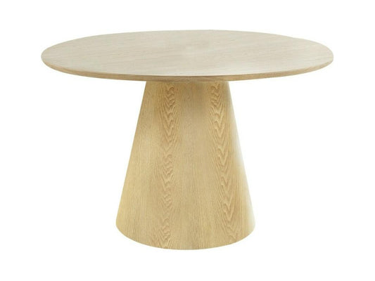 Table De Salle À Manger Ronde Artigeo Bois Naturel Frêne 120 Cm LVYO97705