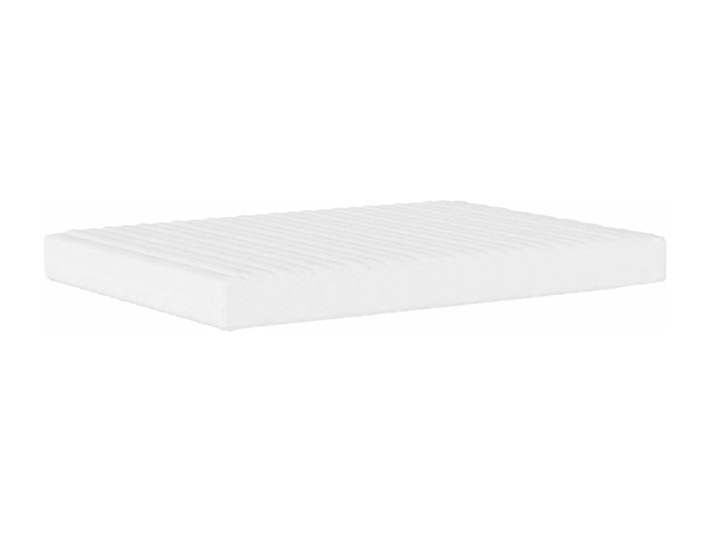 Lit avec matelas gris clair 140x190 cm tissu EHWX44024