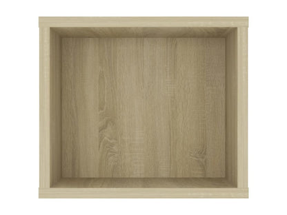 Meuble TV suspendu Chêne Artigeo 100x30x26.5 cm Aggloméré ZFFP08495