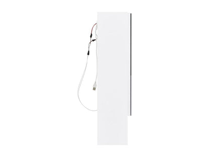 Armoire à miroir de salle de bain LED Blanc 80x15x60 cm MDF NTSS00590