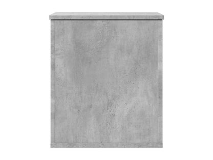 Boîte de rangement gris béton 40x42x46 cm bois d'ingénierie NNEA03338