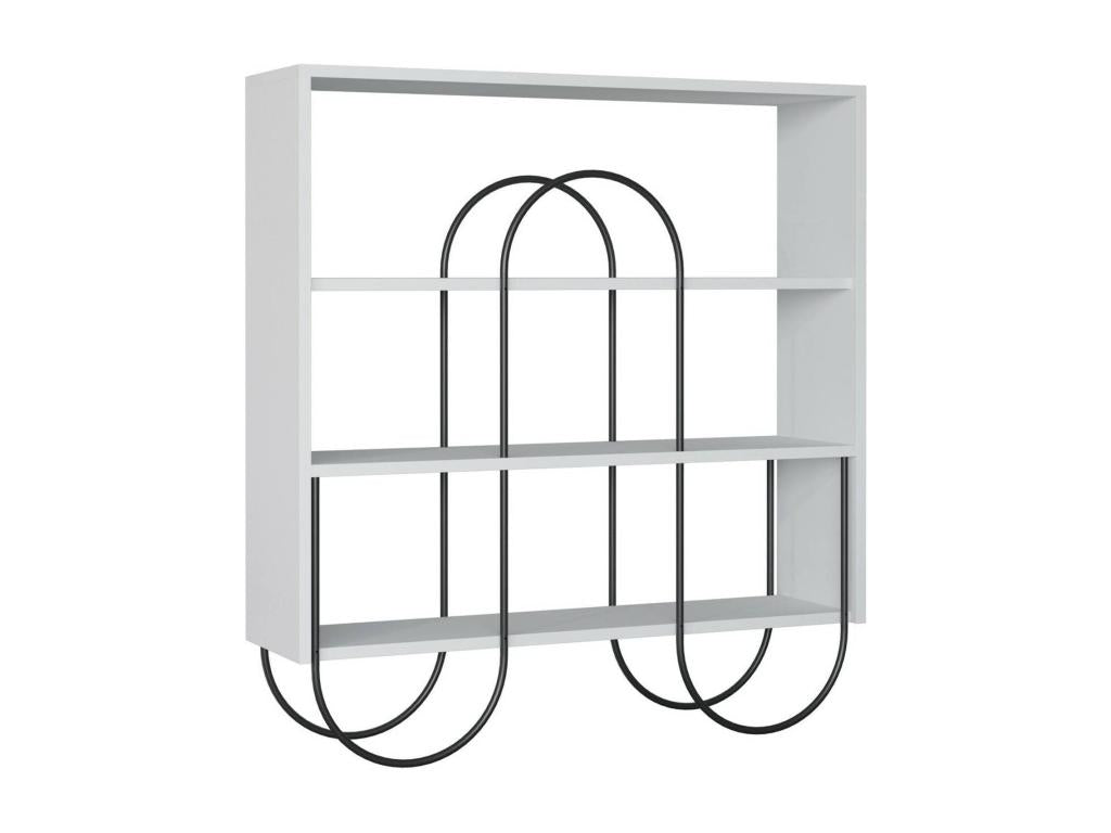 Console Artigeo Table polyvalente Armoire de rangement Bureau du couloir 96x26 h99 cm Blanc SYIH76450