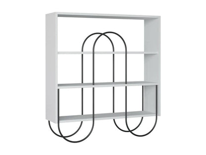 Console Artigeo Table polyvalente Armoire de rangement Bureau du couloir 96x26 h99 cm Blanc SYIH76450