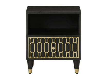 Tables de chevet 2 pcs 40x33x46 cm Bois de manguier solide HGRK36291