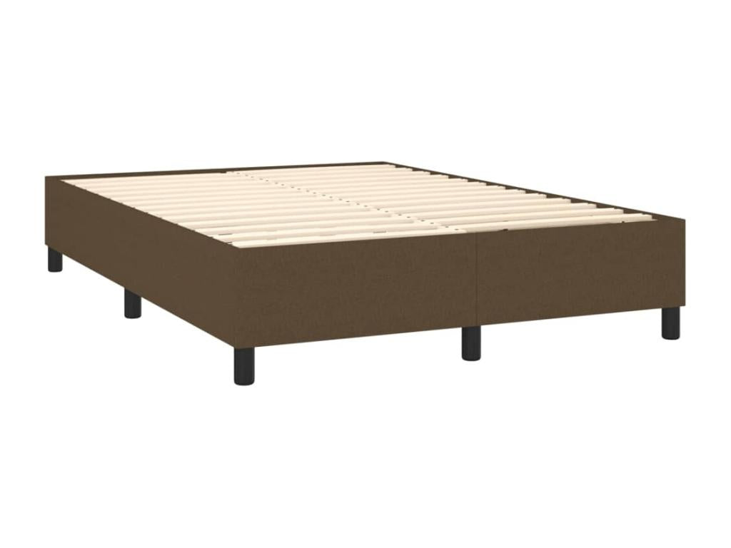 Sommier à Artigeo de lit avec matelas Marron foncé 140x190 YZDO35872