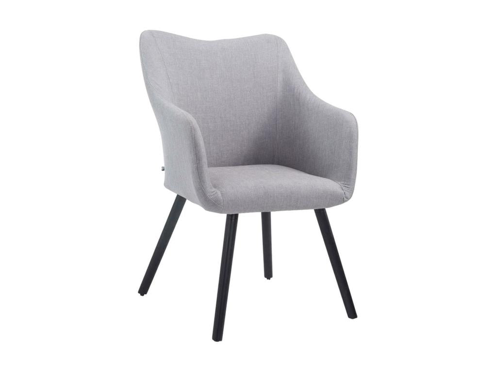 Chaise gondole - Tissu / Bois - Gris - Artigeo V2 OKGY23927