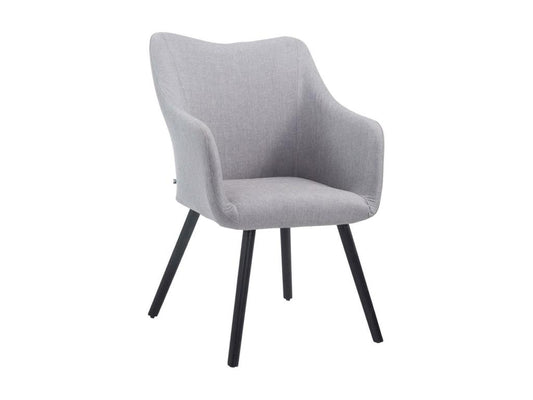 Chaise gondole - Tissu / Bois - Gris - Artigeo V2 OKGY23927