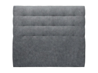 Tete de lit Capitonnée Tissu Gris anthracite L 160 cm - Ep 10 cm rembourré IBEN02283