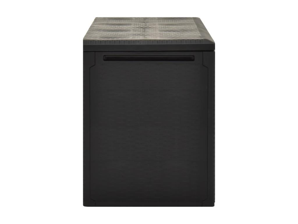 Artigeo Premium - Boîte de rangement de jardin Anthracite 114x47x60 cm DNLE67831