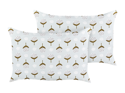 Lot de 2 coussins d'extérieur CUNEO Motif géométrique 40x60 cm Vert ZWBI51228