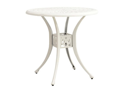 Table de jardin Blanc 78x78x72 cm Aluminium coulé UAWR26533