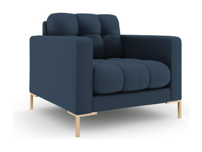 Artigeo - Fauteuil Artigeo en tissu structurel bleu - 87x92x75cm UJEP65496