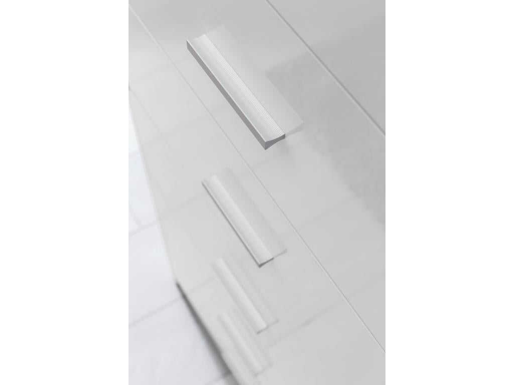 Commode avec 4 tiroirs Armoire 60x90x30 cm Blanche Buffet Cabinet Salon KYOC27590