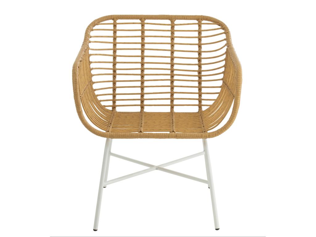 Fauteuil de jardin métal biCouleure Chezlova L 68cm LOJZ22610