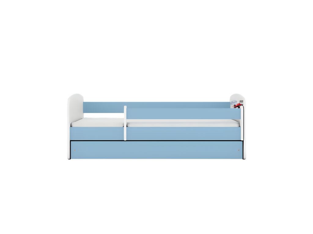 Lit Artigeo bleu formule avec tiroir sans matelas 180/80 UZFI27857