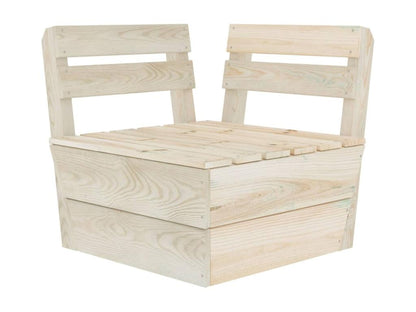 Salon de jardin palette 5 pcs Bois d'épicéa imprégné DZHC68499
