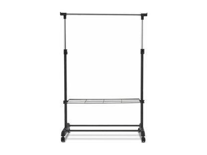 Portant à vêtements mobile noire 84x42x168 cm 20 0000977 UIMI62762
