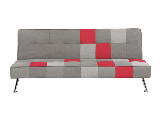 Canapé-lit Chezlova Velours Gris clair 3 places CARK75706