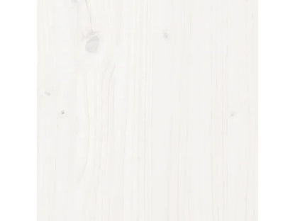 Table basse Blanc 110x50x40 cm Bois massif de pin ZNBY18958