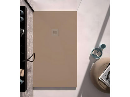 Receveur de douche Artigeo lisse Artigeo Plus grille de couleur - 100x90 cm DGDV29939