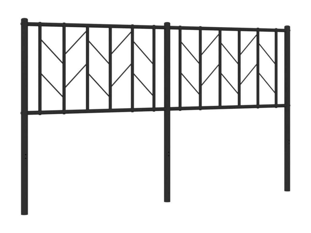 Tête de lit métal noir 150cm HQUY81831