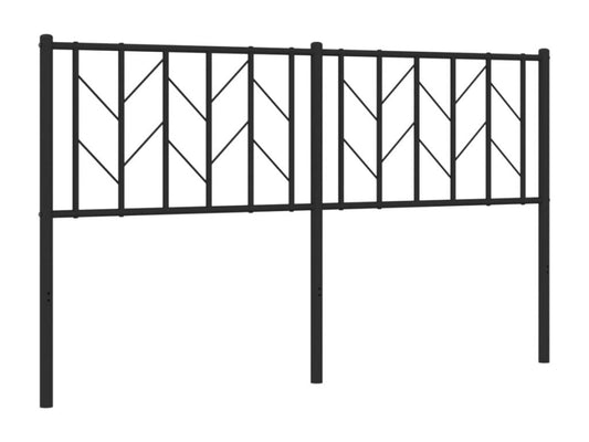Tête de lit métal noir 150cm HQUY81831