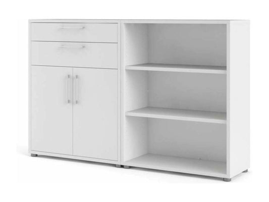 Buffet Artigeo Buffet du salon Commode de salon Garde-manger de cuisine 178x40 h113 cm Blanc SHEX41018