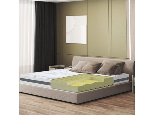 Matelas Simple 115x195 à mémoire - Premium Quality - Hauteur 20 cm - Made in Italy WOKL00534