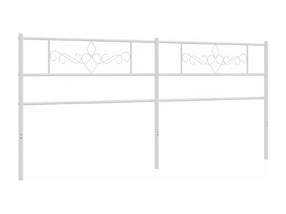 Tête de lit métal blanc 200 cm ETPP53642