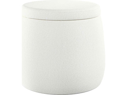 Pouf rangement tissu bouclé AOPU77792