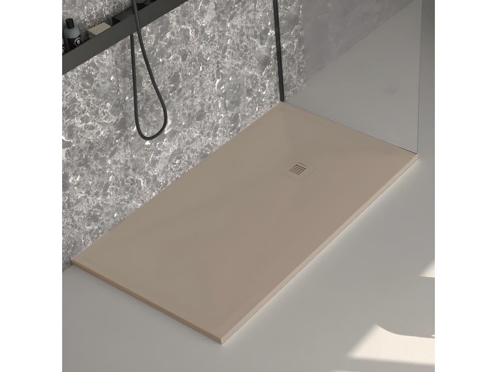 Receveur de douche Artigeo lisse Artigeo Plus grille de couleur - 100x90 cm DGDV29939