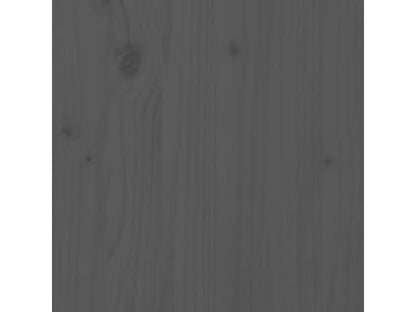 Cadre de lit Gris 90x190 cm Bois de pin massif THOV64068